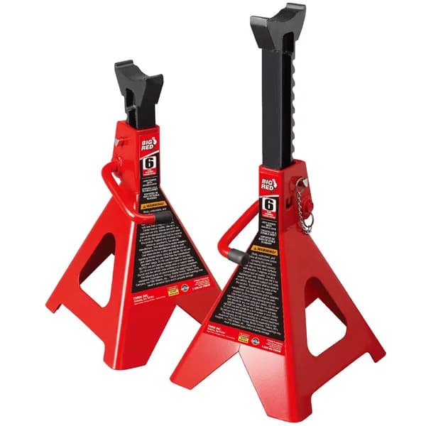 Representative photo: Torin Big Red 6-Ton Double Lock Jack Stands