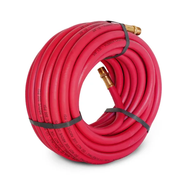 Representative photo: Steelman 50-Foot 3/8-Inch Rubber Air Hose