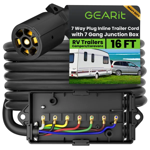 Representative photo: GEARit 7-Way Trailer Wiring Harness
