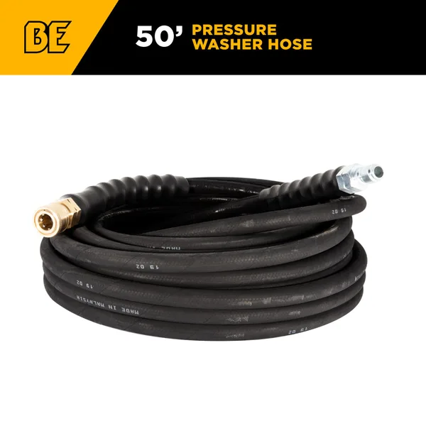Representative photo: 50' 4500 PSI 3/8" Pressure Washer Hose